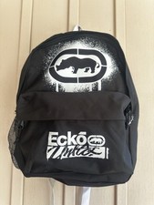 Mochila escolar Ecko Unltd preta branca rinoceronte meninos meninas masculina feminina nova, usado comprar usado  Enviando para Brazil