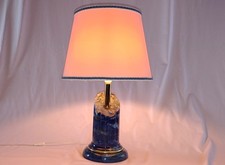 Jugendstil tischlampe lapislaz gebraucht kaufen  Herxheim