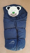 Blauer warmer babysack gebraucht kaufen  Langenau