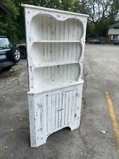 Wooden corner hutch for sale  Evanston