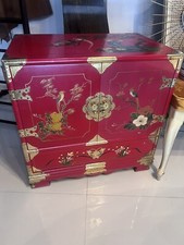 Vintage red lacquered for sale  Hollywood
