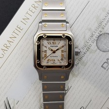 Cartier santos galbée usato  Roma