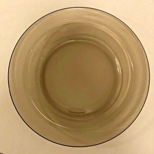 Usado, Prato de vidro temperado francês ARCOROC 27 cinza claro prato salada utensílios de mesa vintage comprar usado  Enviando para Brazil