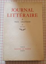 Paul léautaud journal d'occasion Paul léautaud journal d'occasion  Colombes