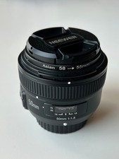 Tampas e adaptador de lente Yongnuo YN 50mm f/1.8 lente Prime Portrait - Nikon montagem F comprar usado  Enviando para Brazil