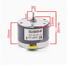 530 Motor EG-530AD-2B/2F ccw/cw /9v/12v Micro Kleinmotor für Tonbandgerät comprar usado 530 Motor EG-530AD-2B/2F ccw/cw /9v/12v Micro Kleinmotor für Tonbandgerät comprar usado  Enviando para Brazil