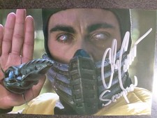 Chris Casamassa As SCORPION autógrafo assinado à mão foto 4X6 == COMBATE MORTAL comprar usado  Enviando para Brazil