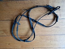 Webbing reins black for sale  SWINDON
