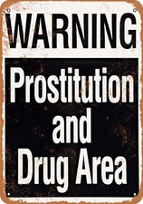 Metal sign warning for sale  Minneapolis