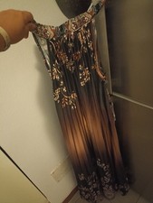 Vestito lungo marrone usato  Poggio Renatico
