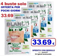 4 Ricariche Blancodent Dentifricio in Polvere Naturale sbiancante Blanco Dent na sprzedaż  Wysyłka do Poland