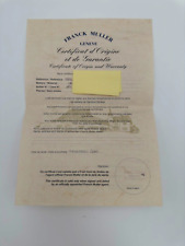 Franck muller 5850sc usato  Italia