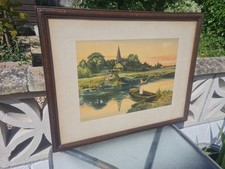 Antique framed glazed for sale  ELY