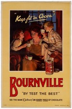Advertising posters bournville for sale  UK