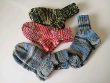 Kinder wollsocken handgestrick gebraucht kaufen  Karstädt