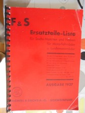 Ersatzteilliste sachs ausgabe gebraucht kaufen  Stuttgart