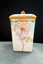 Rara vasilha de porcelana bávara pintada à mão Selb, Baviera início dos anos 90 vintage comprar usado  Enviando para Brazil