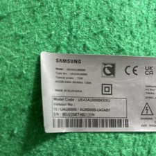 Lvds samsung ue43au8000k for sale  DUDLEY