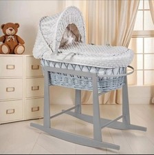 Luxury moses basket for sale  BRADFORD