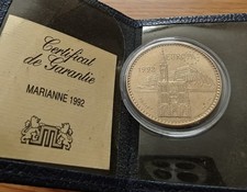Medaille ecu 1992 d'occasion  Dampierre-sur-Salon