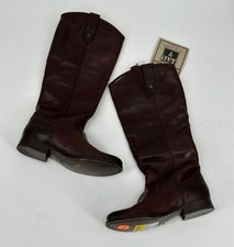Botas FRYE Melissa Botão Couro Marrom Pull Up 5.5 NOVAS NOVAS SEM ETIQUETAS N22 comprar usado  Enviando para Brazil