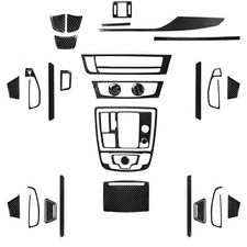 Usado, Kit completo de adesivo de acabamento interno de fibra de carbono 36 peças para Audi A6 S6 A7 S7 2012-2018 comprar usado  Enviando para Brazil