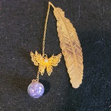 Metal feather bookmarks for sale  Akron