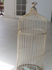 Pair golden birdcages for sale  LONDON