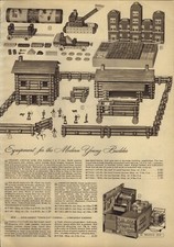 Usado, 1954 ANÚNCIO DE PAPEL Lincoln Logs American Bricks Super Market Check Out Bicicletas Scooters comprar usado  Enviando para Brazil