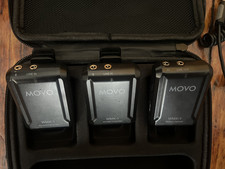 Conjunto de lapela sem fio Movo - 2 microfones + 1 receptor com estojo e microfones Lav WMX-1 comprar usado  Enviando para Brazil