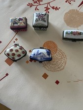 Lot piluliers porcelain d'occasion  Lescar