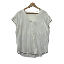 Blusa regata tamanho 16 branca manga curta mistura de linho comprar usado  Enviando para Brazil
