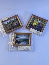 Fotos emolduradas em miniatura de casa de bonecas, usado comprar usado  Enviando para Brazil