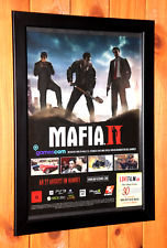 Mafia II 2  Xbox 360 Promo Mini Werbeblatt Gerahmt Poster / Ad Page Framed comprar usado  Enviando para Brazil