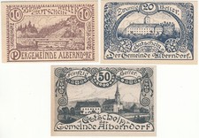 Notgeldscheine gemeinde albern gebraucht kaufen  Deutschland
