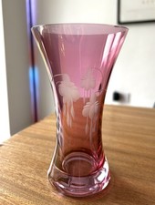 Vintage bohemian cranberry for sale  SWADLINCOTE