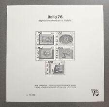 Repubblica 1976 foglietto usato  Como