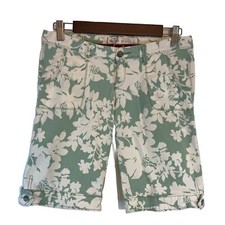 Bermuda Hollister Juniors Floral Verde Perfeito e Branco Tamanho 3 comprar usado  Enviando para Brazil
