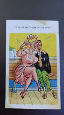 Vintage saucy postcard for sale  EXETER