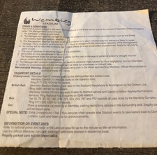Ancien ticket manchester d'occasion  Jujurieux