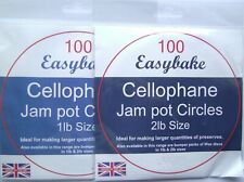 Cellophane jam pot for sale  PENZANCE