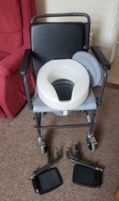 Wheelchair toilet commode for sale  BODMIN