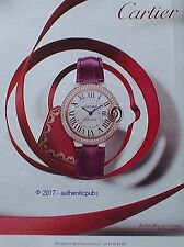Publicite cartier montre d'occasion  Cires-lès-Mello