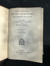 Usado, 1929 Oxford Dictionary of current English Fifth Edition Fowler Clarendon comprar usado  Enviando para Brazil