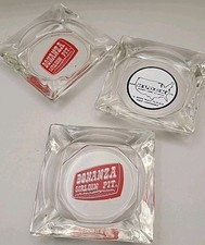 Glass advertising ashtray for sale  Arley