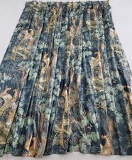 Cortina plissada vintage tradicional estampada floresta botânica 321x230cm comprar usado  Enviando para Brazil