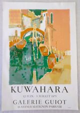 Kuwahara masahiko affiche d'occasion  Les Lilas