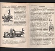 Lithografie 1909 dampfmaschine gebraucht kaufen  Leipzig