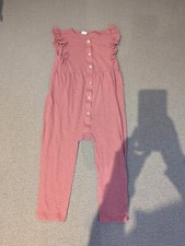 Girls pink dungarees for sale  LONDON