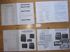 Vintage matchless brochures for sale  USA